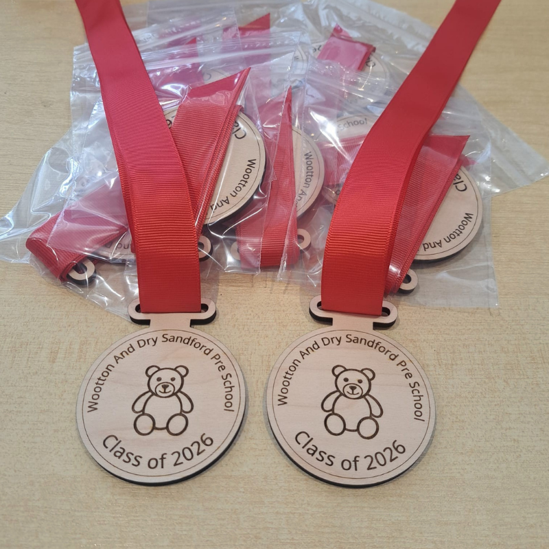 Personalised Teacher Gifts, Thank You School Nursery Pre School Leaving Present, Teacher Medals - Image 3