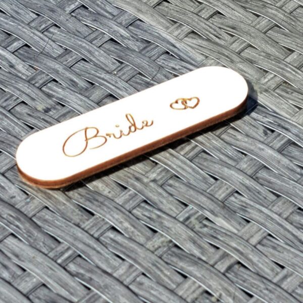 Personalised Wedding Place Card Name Settings Wedding Table Place Name Tags - Image 4