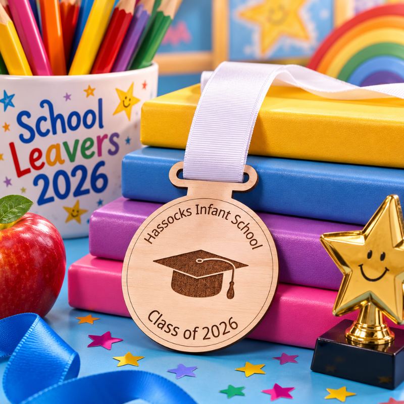 Personalised School Leavers Medals 2026, End Of Term Gifts, Class Gifts Year 6 Leavers, Teacher Pupil Gifts - Image 8