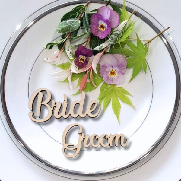 Personalised Wooden Wedding Table Names, Wedding Place Names, Wedding Table Decor, Wedding Cake Topper Names - Image 2