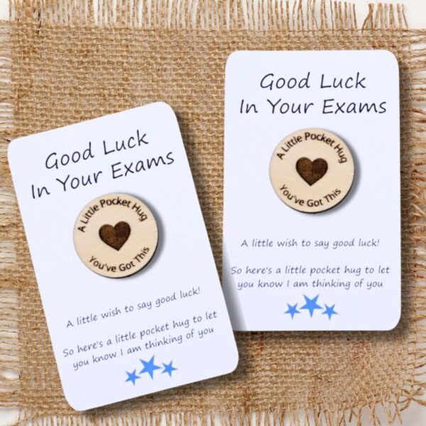 Exam Pocket Hug Token, Positive Exam Gift Pocket Hug, Good Luck Gift, Exam Lucky Charm, School Student Gifts - Image 4
