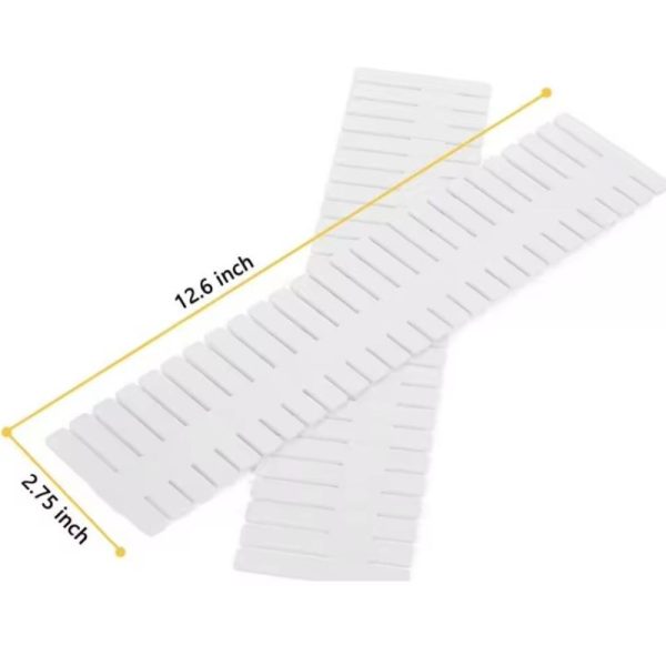 DIY Drawer Divider Household Storage Adjustable Plastic Drawer Dividers Organizer Inserts - Image 2