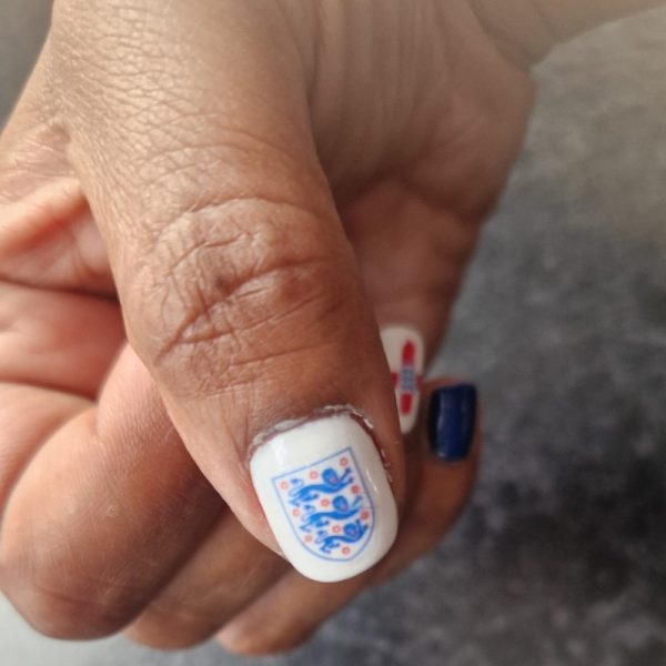 England Football Decals, England Football Club Water Slide Decals, England Football Nails, England Euros Nail Decals - Image 3