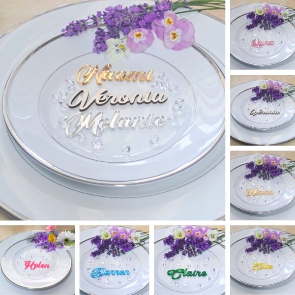 Personalised Name Place Setting