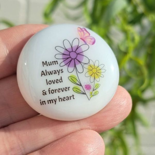 Bereavement Mum Pocket Hug Pebble, Family Loss Gift Keepsake, Mother Memorial Gift Memory Pebble - Image 2