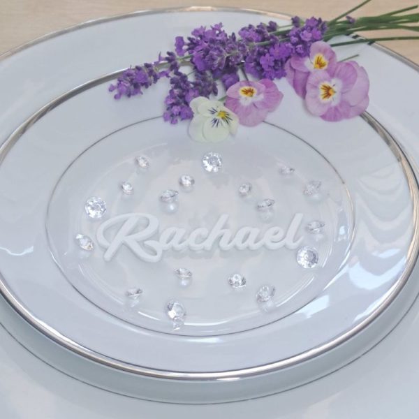 Personalised Wedding Table Names, Mirror Acrylic Cake Topper Names, Wedding Guest Personalised Names - Image 17