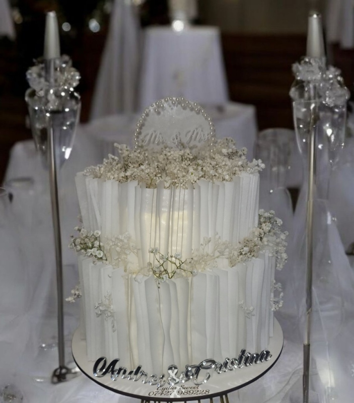 Personalised Wedding Table Names, Mirror Acrylic Cake Topper Names, Wedding Guest Personalised Names - Image 8