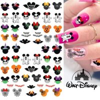 Halloween Nail Art Stickers Mickey Mouse, Minnie Mouse, Spider Webs, Bats, Pumpkins, Ghosts Design 266