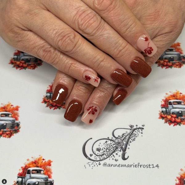 Autumn Harvest Photographic Background Mats A4 And A5 Size Nail Mats Double Sided Image Photographic Background Mats - Image 2