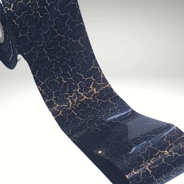 Black & Gold Crackle Nail Art Transfer Foil