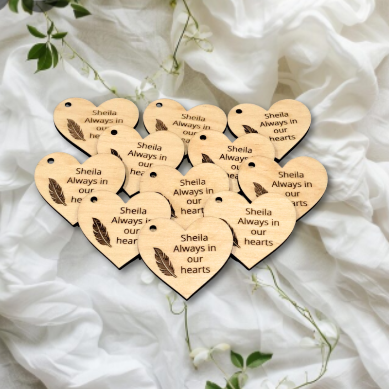 Funeral Favours Personalised Memorial Tributes Remembrance In Loving Memory Tokens, Memory Keepsake Pocket Hug - Image 3