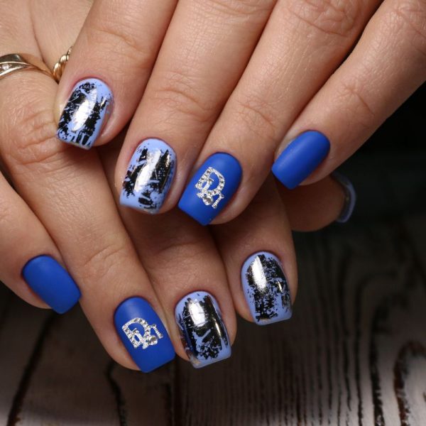 Silver Designer Inspired Nail Art Charms Design 135 - Image 2