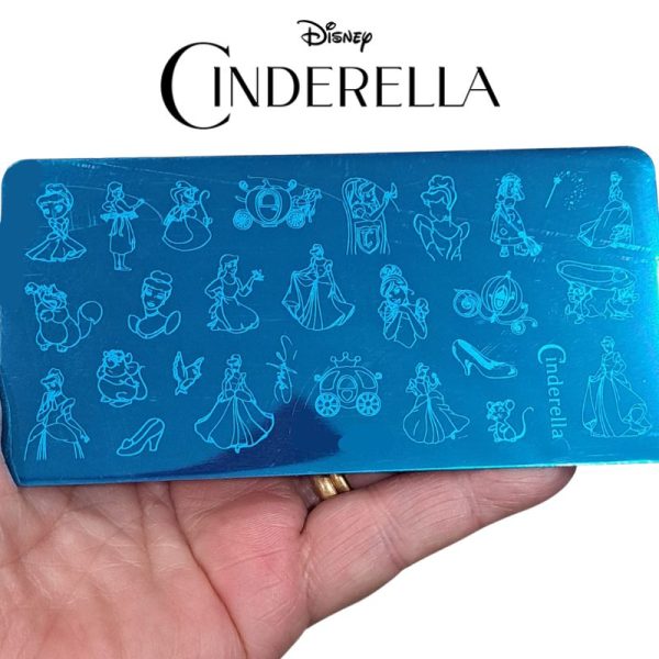 Disney Cinderella Nail Art Stamping Plate 235