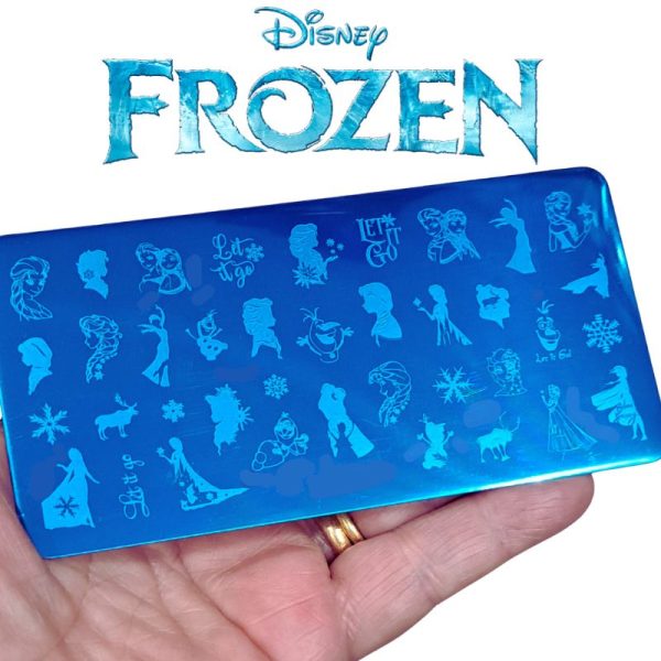 Disney Frozen Nail Art Stamping Plate 061