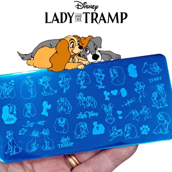 Disney Lady And The Tramp Nail Art Stamping Plate 215
