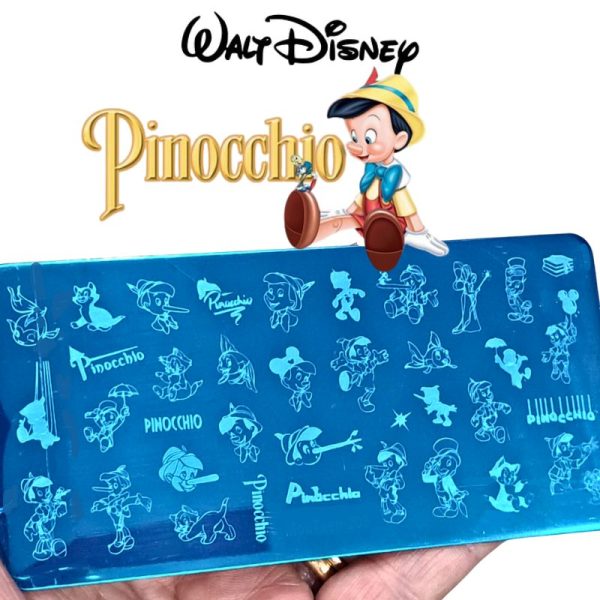 Disney Pinocchio Nail Art Stamping Plate 205