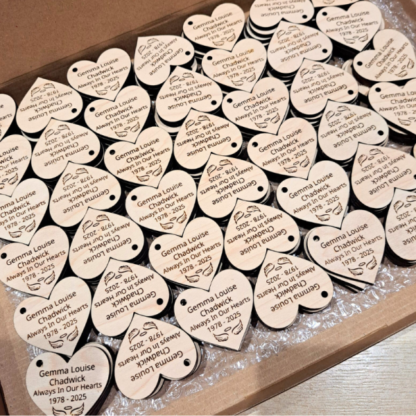 Funeral Favours Personalised Memorial Tributes Remembrance In Loving Memory Tokens, Memory Keepsake Pocket Hug - Image 10