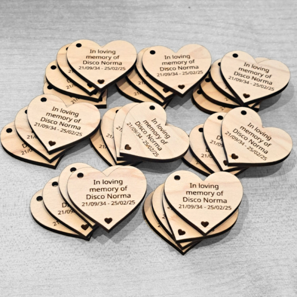 Funeral Favours Personalised Memorial Tributes Remembrance In Loving Memory Tokens, Memory Keepsake Pocket Hug - Image 8