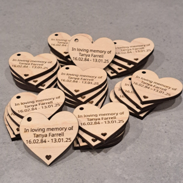 Funeral Favours Personalised Memorial Tributes Remembrance In Loving Memory Tokens, Memory Keepsake Pocket Hug - Image 14