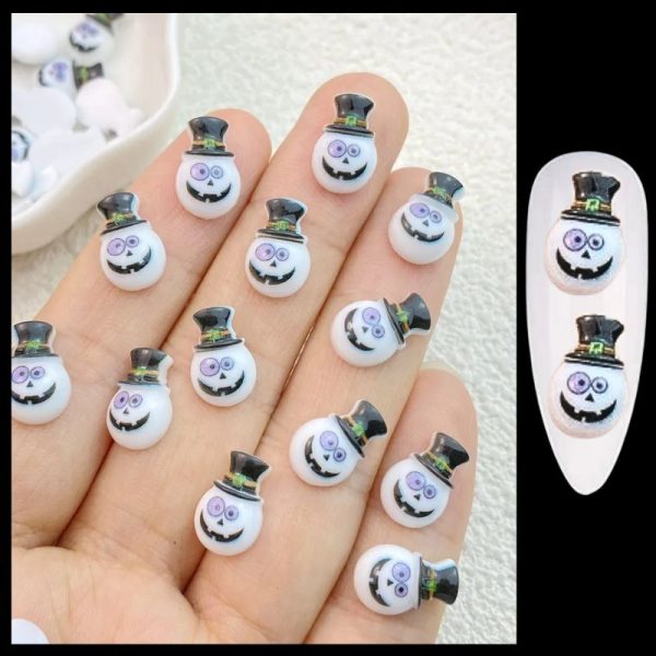 Ghost Nightmare Before Christmas Resin Nail Art Charm x 1 Piece
