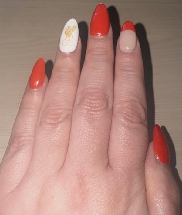 Coloured Liver Bird Liverpool Football Club Nail Art Decals Liverpool Liver Bird Water Decals - Image 2