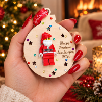Lego Santa Christmas Bauble