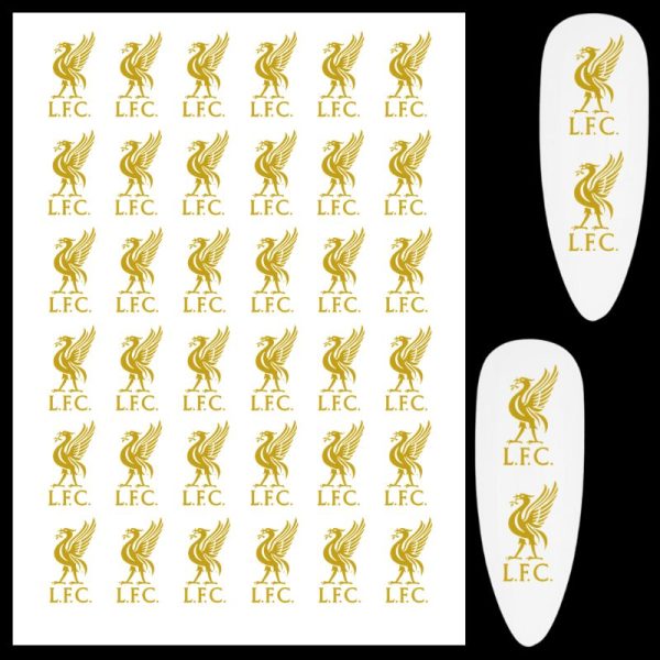 Liver Bird Liverpool Football Club Gold Decals