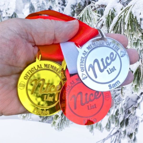 Santas Nice List Medals