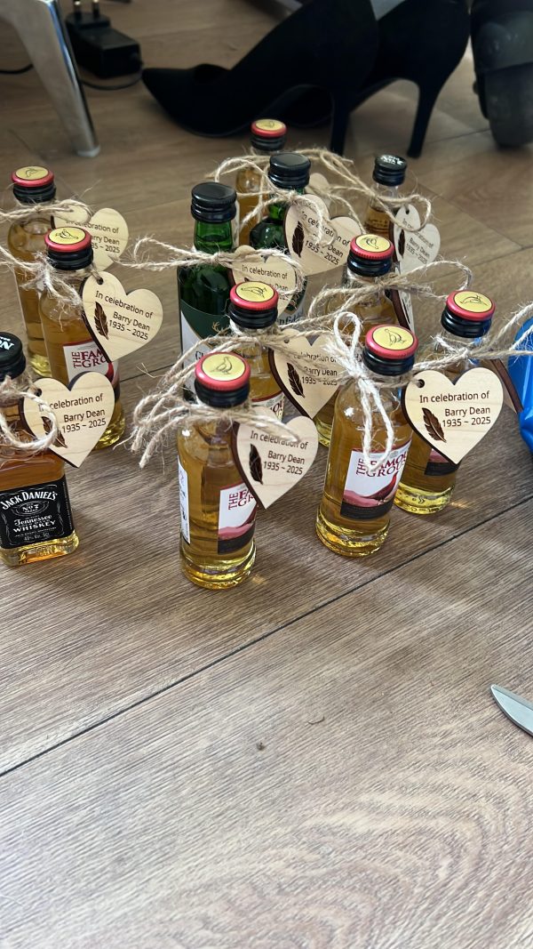 Funeral Favours Personalised Memorial Tributes Remembrance In Loving Memory Tokens, Memory Keepsake Pocket Hug - Image 24