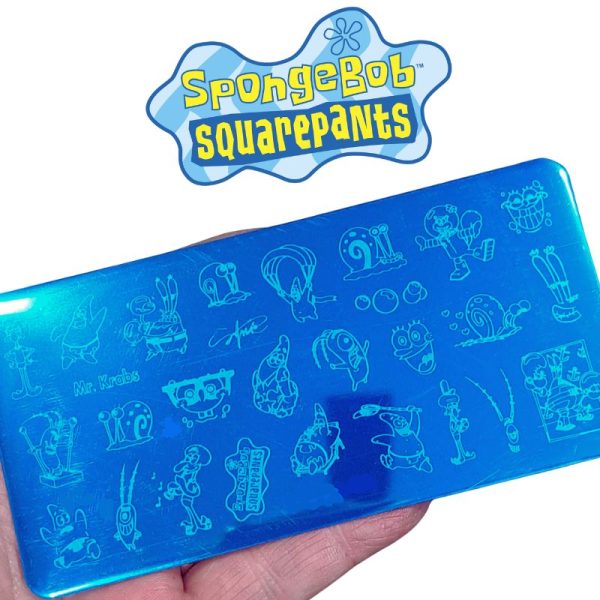 SpongeBob SquarePants Friends Nail Art Stamping Plate 233