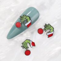 The Grinch Nail Art Alloys Charms x 1 Piece Design 2