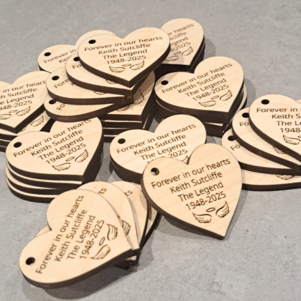 Funeral Favours Personalised Memorial Tributes Remembrance In Loving Memory Tokens, Memory Keepsake Pocket Hug - Image 9