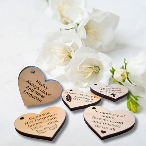 Funeral Favours Personalised Memorial Tributes Remembrance In Loving Memory Tokens, Memory Keepsake Pocket Hug - Image 18