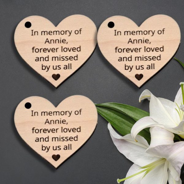 Funeral Favours Personalised Memorial Tributes Remembrance In Loving Memory Tokens, Memory Keepsake Pocket Hug - Image 12