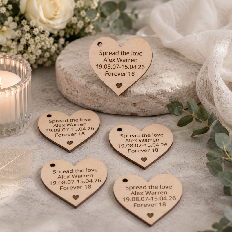 Funeral Favours Personalised Memorial Tributes Remembrance In Loving Memory Tokens, Memory Keepsake Pocket Hug - Image 17