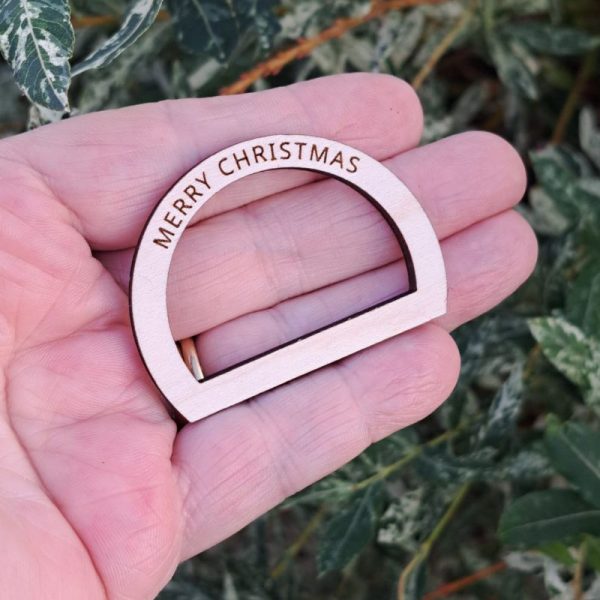 Christmas Napkin Rings, Personalised Place Settings, Crystal Table Decor Placenames, Xmas Wedding Table Names - Image 5
