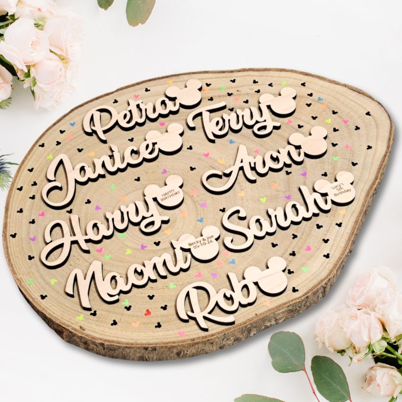 Disney Mickey Mouse personalised name tags