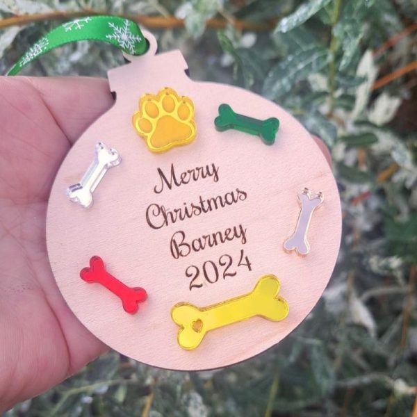 Personalised Dog Bauble