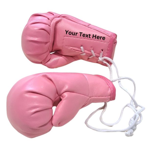 Pink Mini Boxing Gloves