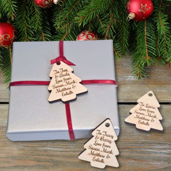Personalised Christmas Gift Tags, Xmas Present Gift Tags, Xmas Wrapping Tags, Xmas Wedding Present Gift Card Tags - Image 7