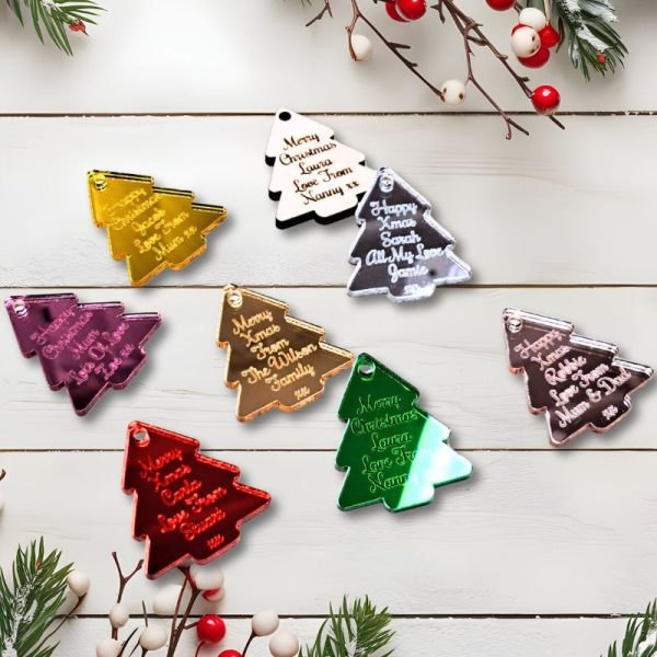 Personalised Christmas Gift Tags, Xmas Present Gift Tags, Xmas Wrapping Tags, Xmas Wedding Present Gift Card Tags - Image 2
