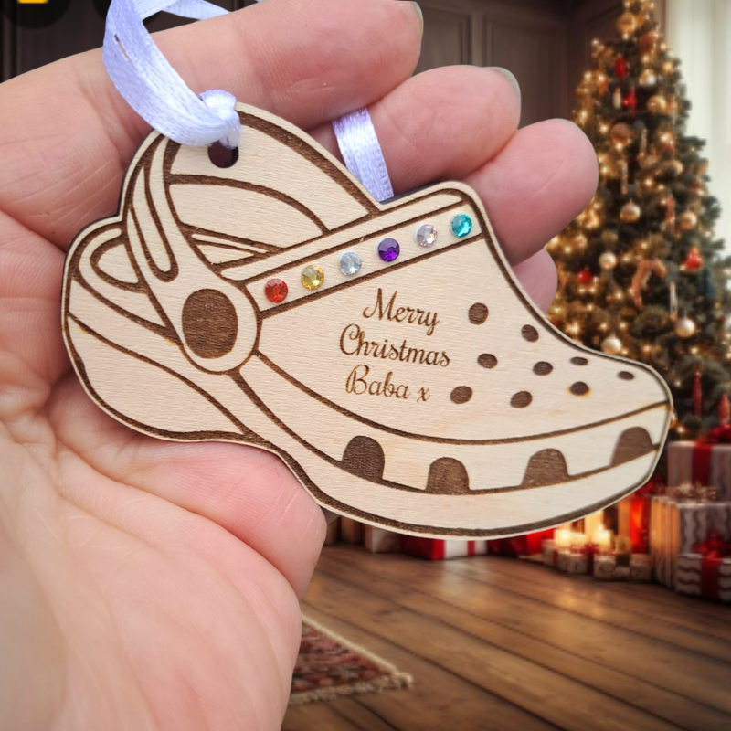 Crocs Christmas Tree Bauble, Novelty Crocs Christmas Baubles, Crocin' Around The Christmas Tree Xmas Decoration - Image 2
