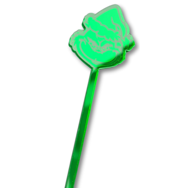 The Grinch Drinks Stirrers, Personalised Grinch Christmas Drinks Stirrers, Xmas Party Swizzel Sticks - Image 8