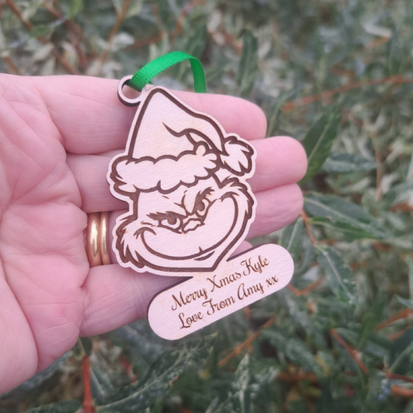 The Grinch Personalised Christmas Gift Tags, Grinch Xmas Present Gift Tags, The Grinch Xmas Wrapping Tags - Image 2