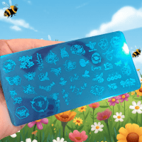 Bumble Bee Nail Stamping Plate