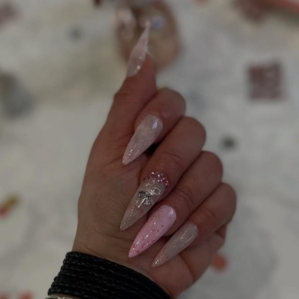 Crystal Ballerina Nail Art Charms Design 1 - Image 2