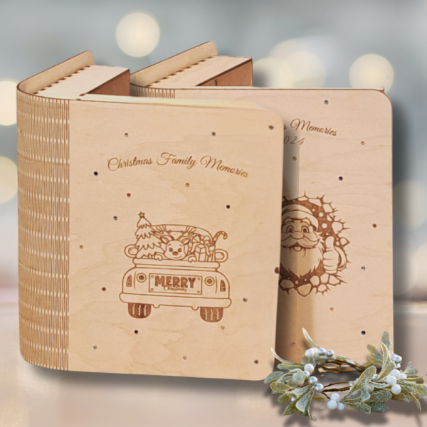 Personalised Christmas Memory Box, Christmas Eve Box, Xmas Keepsake Family Memory Book - Image 3