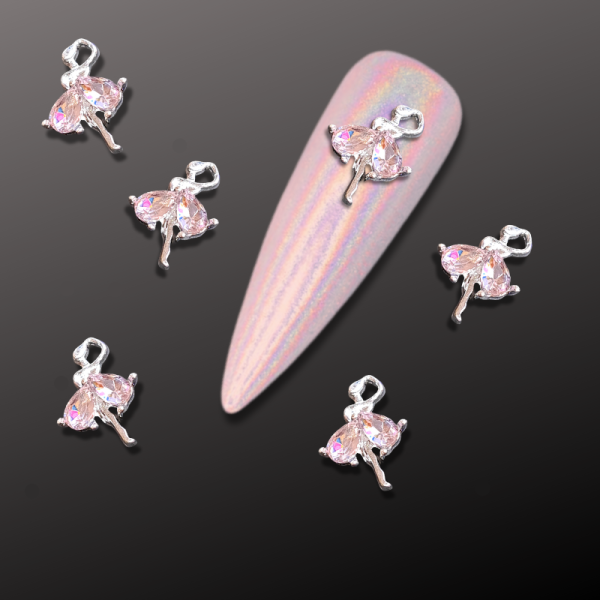Crystal Ballerina Nail Art Charms Design 2