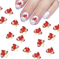 Toadstool Nail Art Charms Design 2