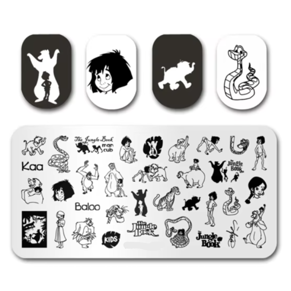 Disney Jungle Book Stamping Plate Design 238